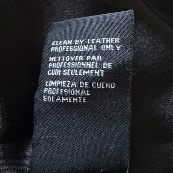 Vintage BEBE Black Leather Moto Jacket with Laceup Back and Peplum Skirt, Small - Picture 11 of 14